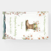 Personalisierter Frogie 1. Geburtstag Banner (Horizontal)