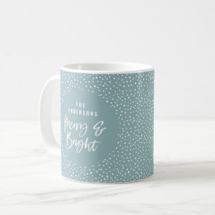 Personalisierter Froh & Heller Familienname Kaffeetasse
