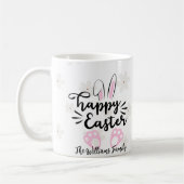 Personalisierter Frohe Ostern Becher Kaffeetasse (Links)