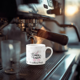 Personalisierter Frohe Ostern Espresso Becher Espressotasse