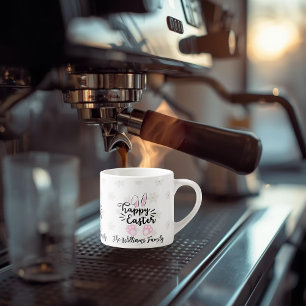 Personalisierter Frohe Ostern Espresso Becher Espressotasse