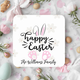 Personalisierter Frohe Ostern Papier Untersetzer