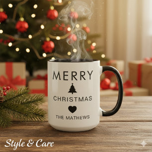 Personalisierter Frohe Weihnachten Benutzerdefinie Tasse