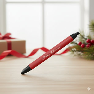 Personalisierter Frohe Weihnachten Textmarker für Kugelschreiber