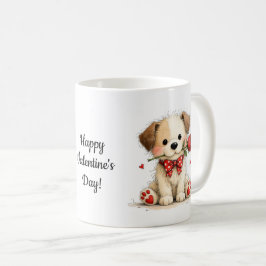 Personalisierter Froher Valentinstag Becher Kaffeetasse