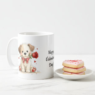 Personalisierter Froher Valentinstag Becher Kaffeetasse