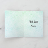 Personalisierter froher Weihnachtsmann Karte (Innenseite)