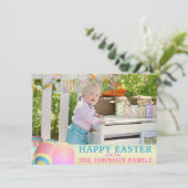 Personalisierter Frohsinn | FOTO Feiertagskarte (Stehend Vorderseite)