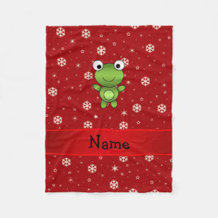 Personalisierter Frosch Fleecedecke