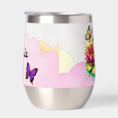 Personalisierter Frosch mit Blume auf Lilypad Insu (Rechts)