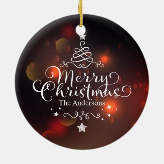 Personalisierter Frostbaum| Ornament (Hinten)