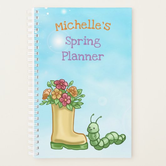 Personalisierter Frühjahrsplaner Planer (Vorderseite)