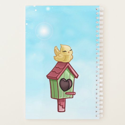 Personalisierter Frühjahrsplaner Planer (Rückseite)