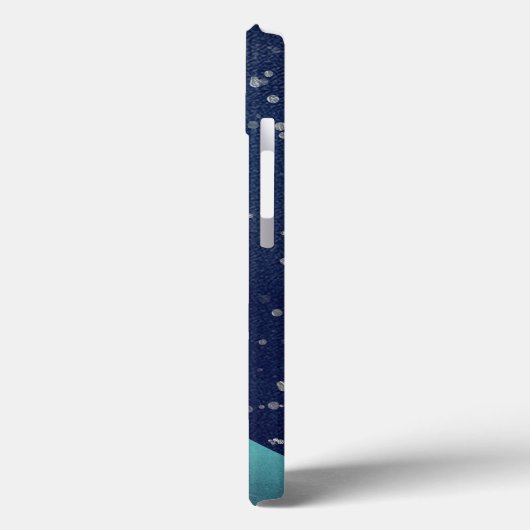 Personalisierter Fuchs unter Vollmond Case-Mate iPhone Hülle (Rückseite / Links)