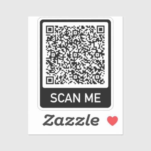Personalisierter Fügen Sie Ihren lustigen QR-Code- Aufkleber (Blatt)