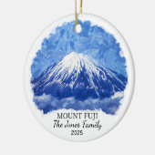 Personalisierter Fuji-Ornament, Japan Keramik Ornament (Links)