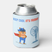 Personalisierter Fun Superhero Quote Spaß Dosenkühler (Kanne Vorderseite)