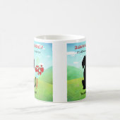 Personalisierter Fun Vatertag Geschenk Hund Vater Kaffeetasse (Mittel)