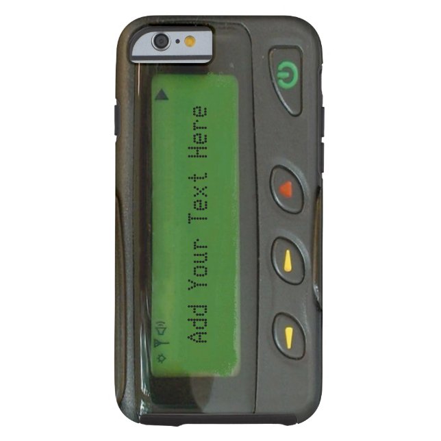 Personalisierter Funny 90s Old School Pager Case-Mate iPhone Hülle (Rückseite)