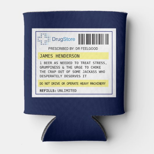 Personalisierter Funny Beer/Apfel/sonstige Verschr Dosenkühler (Vorderseite)