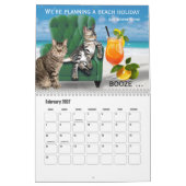 Personalisierter Funny Cat-Kalender Kalender (Feb 2027)