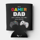 Personalisierter Funny Colorful "GAMER" VATER Dosenkühler (Rückseite)