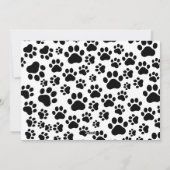 Personalisierter Funny Dog Foto Weihnachtsbild Feiertagskarte (Rückseite)