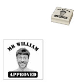 Personalisierter Funny Face Lehrer zugelassen Gummistempel (Stempel)