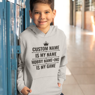 Personalisierter Funny Job und Name des Hobby Hoodie