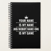 Personalisierter Funny Job und Name des Hobby Planer (Vorderseite)