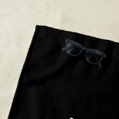 Personalisierter Funny Job und Name des Hobby Strandtuch (Beispiel)