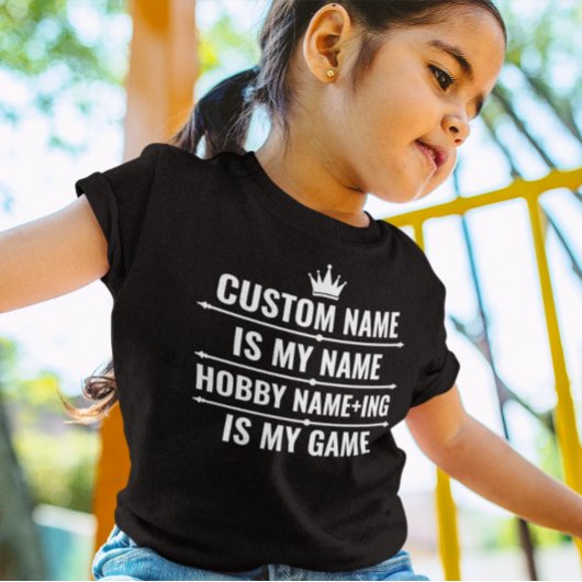 Personalisierter Funny Job und Name des Hobby T-Shirt