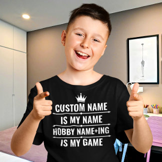 Personalisierter Funny Job und Name des Hobby T-Shirt