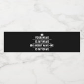 Personalisierter Funny Job und Name des Hobby Wasserflaschenetikett (Einzelnes Label)