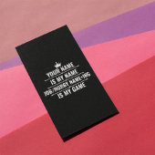 Personalisierter Funny Job und Name des Hobby Werbekarte