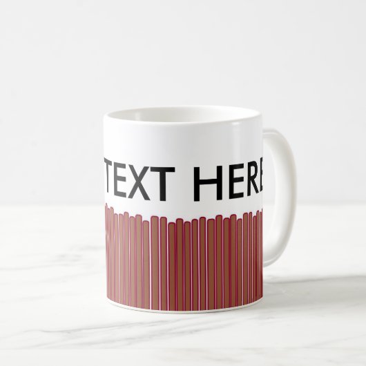 Personalisierter Funny Privacy Fence Graphic Kaffeetasse (VorderseiteRechts)
