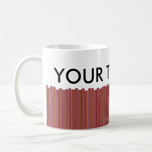 Personalisierter Funny Privacy Fence Graphic Kaffeetasse (Links)