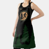 Personalisierter Funny Sasquatch Standort und Fors Schürze (InSitu)