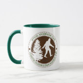 Personalisierter Funny Sasquatch Standort und Fors Tasse (Links)