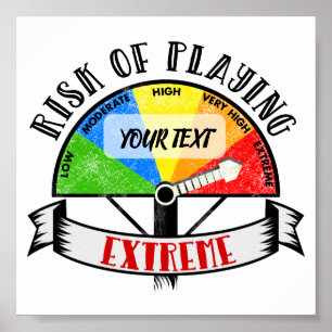 Personalisierter Funny Sport oder Musikdesign Poster