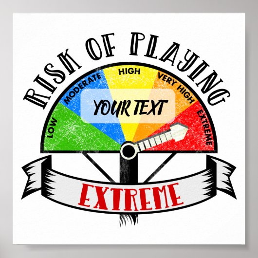 Personalisierter Funny Sport oder Musikdesign Poster (Vorne)