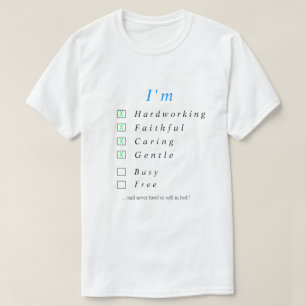 Personalisierter Funny T - Shirt - Status hinzufüg