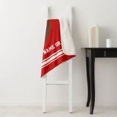 Personalisierter Fußball-ältere Geschenk-Farben, Sherpadecke (Beispiel)