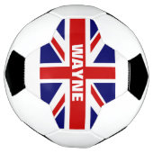 Personalisierter Fußball-Ball der britischen Flagg Fußball (Gedreht)