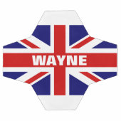 Personalisierter Fußball-Ball der britischen Flagg Fußball (Flach)