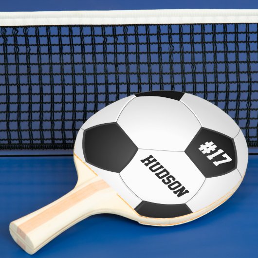 Personalisierter Fußball-Ball Tischtennis Schläger (InSitu)