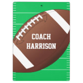 Personalisierter Fußball-Fan-Sport-Trainer Klemmbrett (Rückseite)