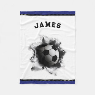 Personalisierter Fußball Fleecedecke