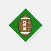 Personalisierter Fußball für Jungen, die Sport Lie Serviette (Ecke)