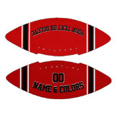 Personalisierter Fußball für Text und Farben Football (Paneele)